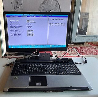 Acer Aspire 9420 - Parte inferiore completa