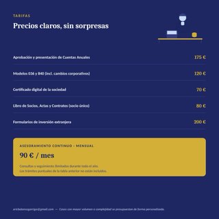 Asesoría legal y fiscal. Empresas y particulares.