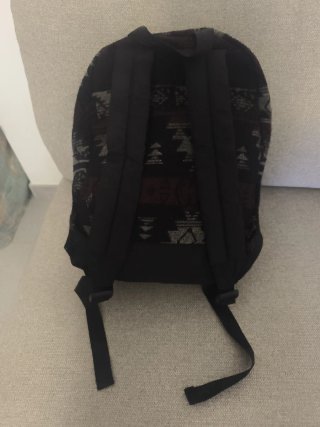 Mochila Pull&Bear étnica beige y marrón