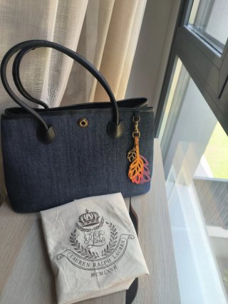 Bolso Tote Ralph Lauren Azul Marino