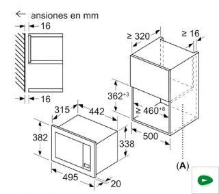 Horno Microondas Empotrable