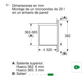 Horno Microondas Empotrable