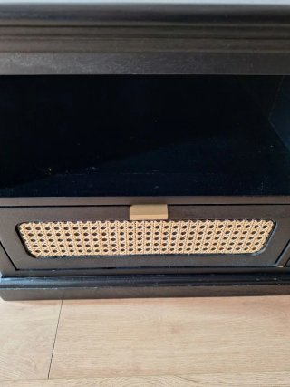 Mueble TV negro Maisons du Monde
