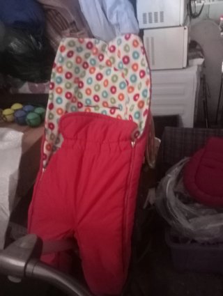 Silla de paseo con saco, sombrilla y bolso
