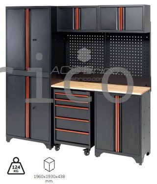 Conjunto Taller 3 Módulos S/Madera Alyco Orange 129780
