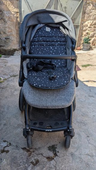 Carrito Jane Kawaii color gris