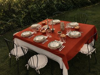 6 sillas terraza jardin y cojines a medida