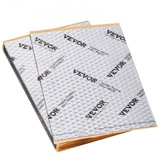 Alfombrilla de Aislamiento Acústico para Automóviles, Material de Amortiguación de Sonido de 50 mil 4.8sq.m, Aislante Acústico Automotriz de Butilo, Material de Aislamiento de Ruido y Amortiguació...