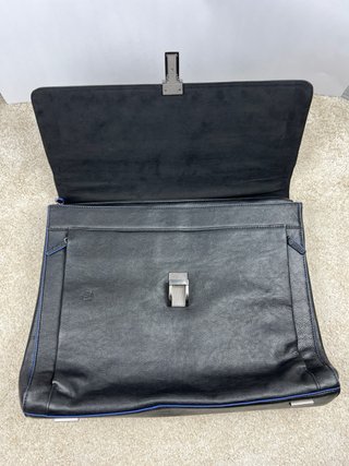 Maletín Piquadro Cuero Negro