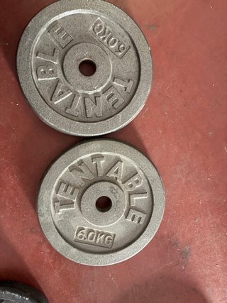 Dischi da palestra Tentable 6kg