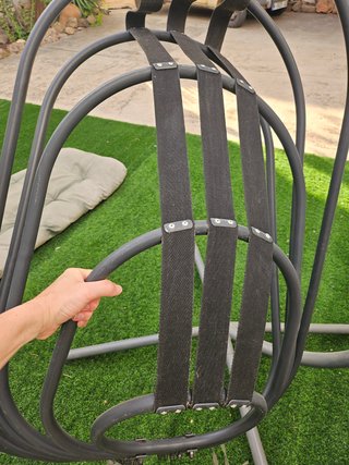Sillón terraza balancín metal