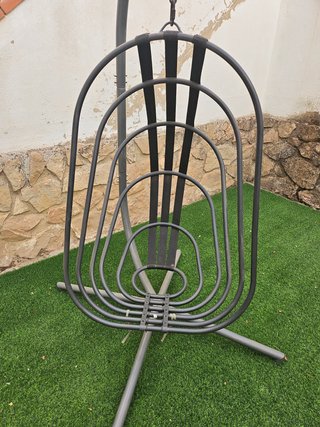 Sillón terraza balancín metal