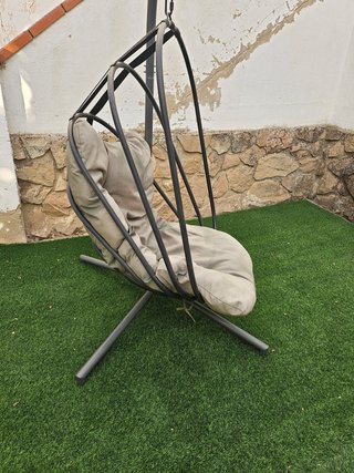 Sillón terraza balancín metal