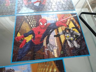 4 Puzzles Marvel Spiderman Educa