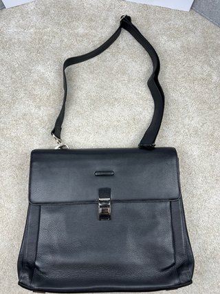 Maletín Piquadro Cuero Negro