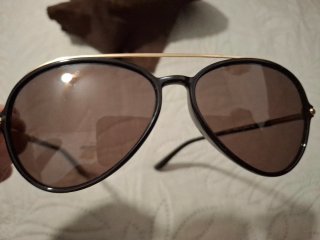 Gafas de Sol Tom Ford Negras y Doradas