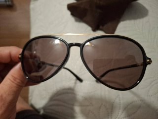 Gafas de Sol Tom Ford Negras y Doradas