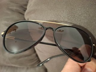 Gafas de Sol Tom Ford Negras y Doradas