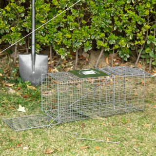 Gabbia pieghevole per animali vivi 66x24x30,5 cm