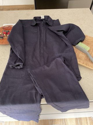 Tuta da lavoro uomo blu cotone tg 58