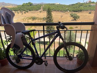 Bicicleta de Montaña con Silla Infantil