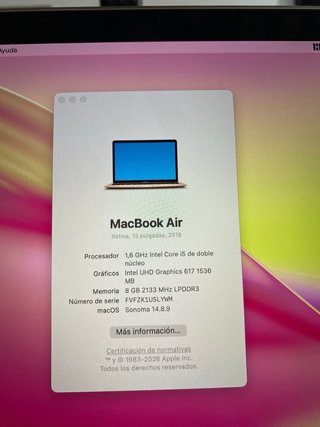 MacBook Air Oro/Rosa