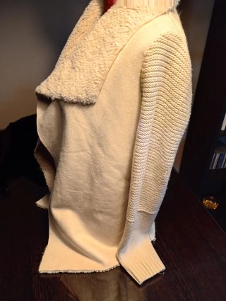 Chaqueta borrego beige
