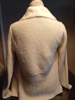 Chaqueta borrego beige