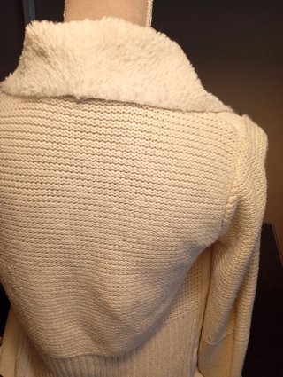 Chaqueta borrego beige