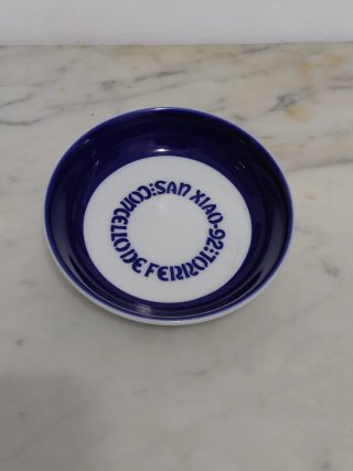 Platillo Sargadelos Azul y Blanco Año 1992
