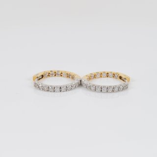 Pendientes Aro oro 18k 750