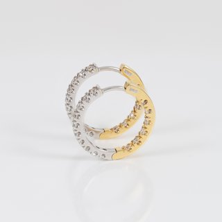 Pendientes Aro oro 18k 750