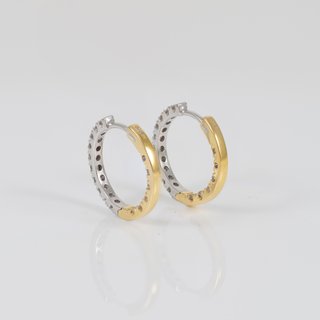 Pendientes Aro oro 18k 750