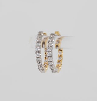 Pendientes Aro oro 18k 750