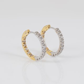 Pendientes Aro oro 18k 750