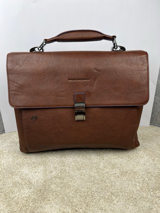 Maletín Piquadro Cuero Marrón