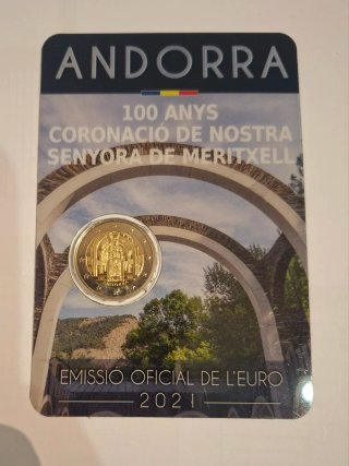 Moneda Andorra 2021 Senyora de Meritxell