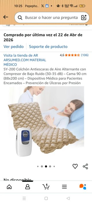 Colchón Antiescaras SY-200 Usado - Mint
