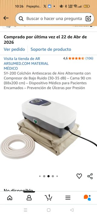 Colchón Antiescaras SY-200 Usado - Mint