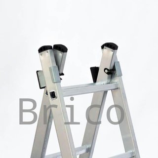 Escalera Aluminio 3x6 - 1,76+1,76+1,76 M - 54x25mm