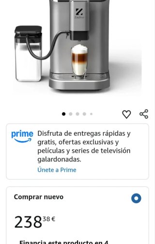 Cafetera Superautomática Zachvo 20 Bares