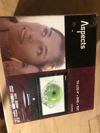 TV Portátil LCD 9 DVD + TDT y toma mechero