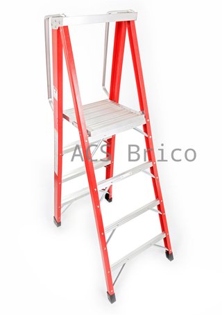 Escalera Fibra Tijera 2x4 - 1,14 Metros - 10400 - Mader