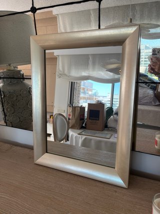 Espejo Zara Home Metal y Cristal
