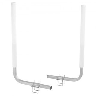 Guía de Remolque para Barcos, Polos de Guía de Remolque Ajustables de 1016 mm, 2PCS Guías de Remolque de Acero de Alta Dureza, Guías de Remolque con Postes de PVC, para Remolque de Barco de Esquí,...