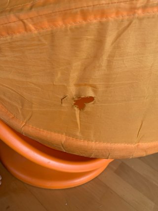 Sillón Huevo Infantil Naranja
