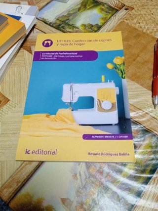 Libro UF1039: Confección de cojines y ropa de hoga