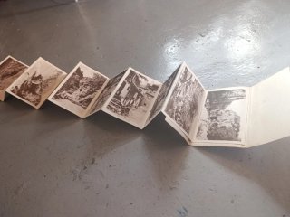 Tira Postales Antiguas Desplegable Ansó