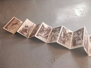 Tira Postales Antiguas Desplegable Ansó