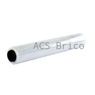 Film Plástico Estirable Transparente 1,20 Kg - Mandril 100 Gr Pet